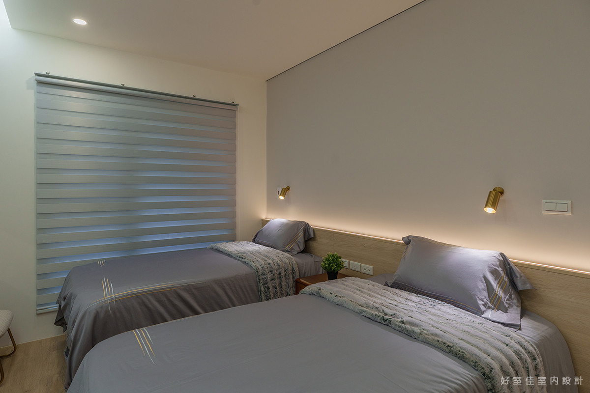 小坪數房間設計床頭閱讀燈